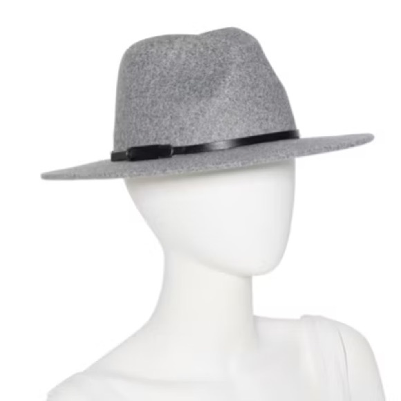 a.n.a Accessories - Ana Gray Wide Brim Fedora Hat Fashion gray